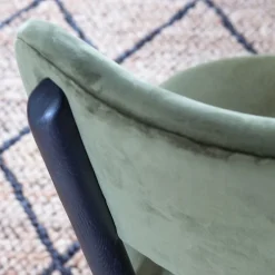 Graham & Green Dining Chairs<Rigby Moss Green Velvet Chair