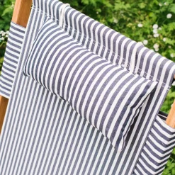 Graham & Green Garden Chairs & Sofas|Garden Chairs & Sofas<Riviera Navy Stripe Deck Chair