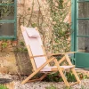 Graham & Green Garden Chairs & Sofas|Garden Chairs & Sofas<Riviera Pink Stripe Deck Chair