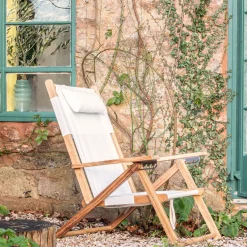 Graham & Green Garden Chairs & Sofas|Garden Chairs & Sofas<Riviera White Deck Chair