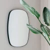 Graham & Green Rectangular Mirrors|Round Mirrors<Ronnie Wide Black Mirror