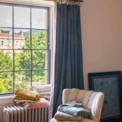 Graham & Green Curtains & Curtain Ties<Rose Velvet Single Curtains