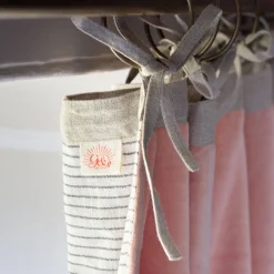Graham & Green Curtains & Curtain Ties<Rose Velvet Single Curtains