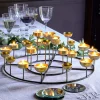 Graham & Green Candle Holders & Candles<Round Multi Tea Light Holder