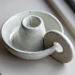 Graham & Green Candle Holders & Candles<Rustic Ceramic Candle Holder
