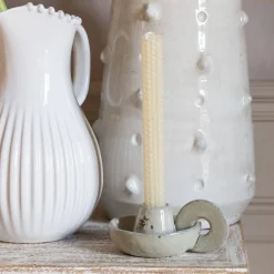 Graham & Green Candle Holders & Candles<Rustic Ceramic Candle Holder