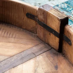 Graham & Green Coffee Tables|Side Tables<Ryka Brown Grinder Side Table