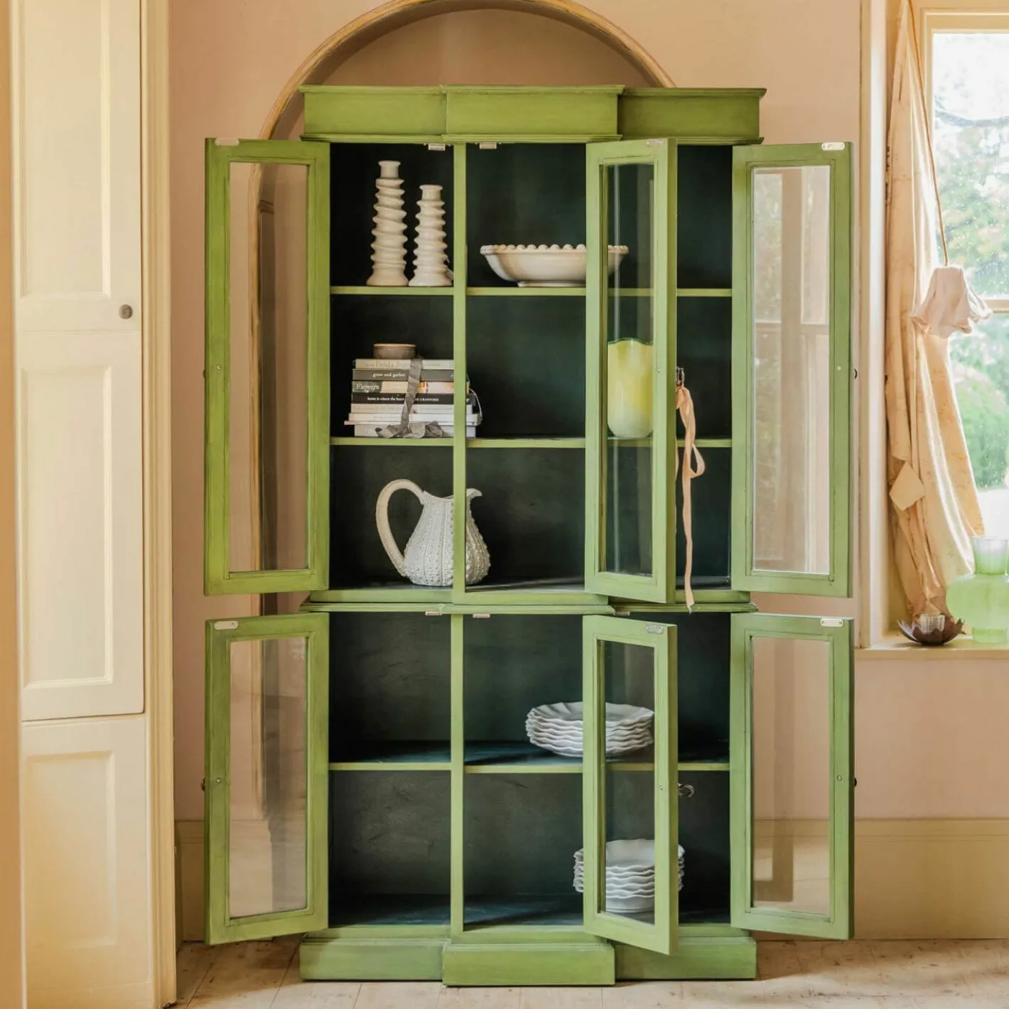 Graham & Green Cabinets & Cupboards<Saba Green Cabinet