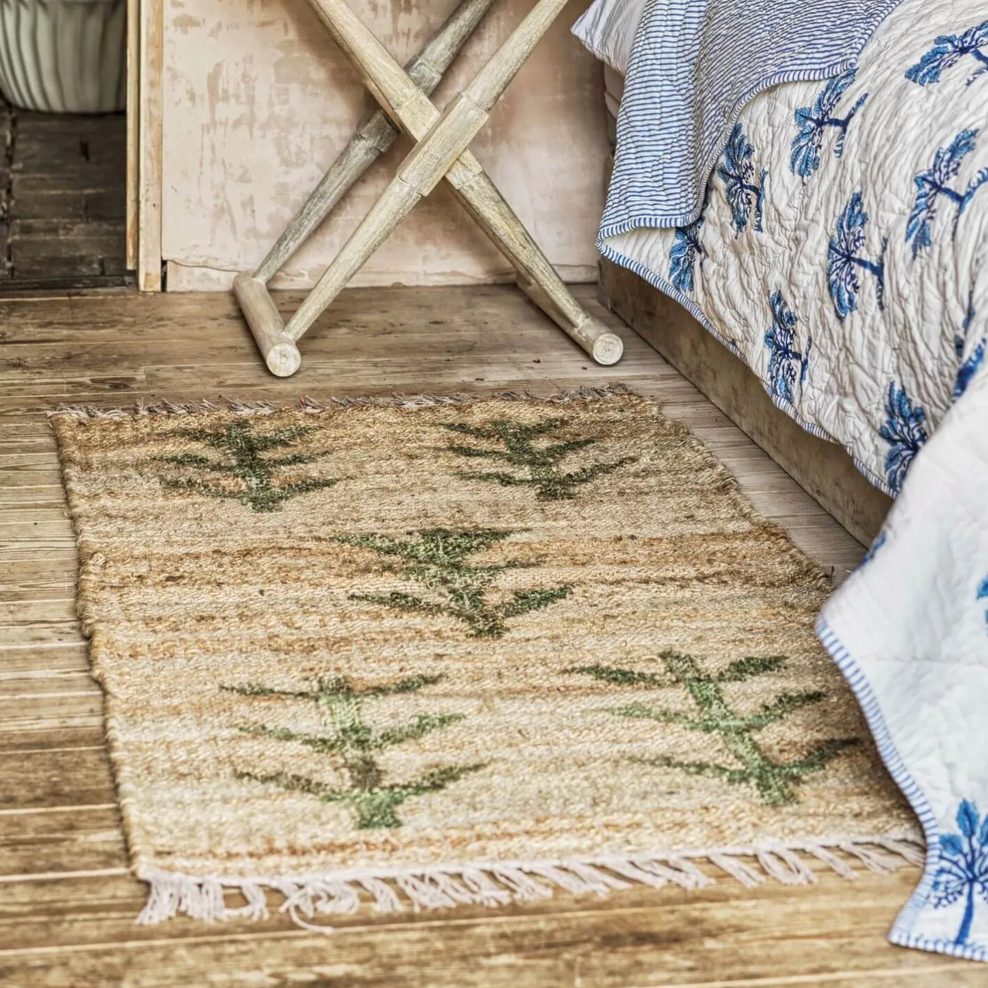 Graham & Green Rugs & Runners<Sage Green Tree Rug - 120 x 60cm