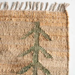 Graham & Green Rugs & Runners<Sage Green Tree Rug - 120 x 60cm