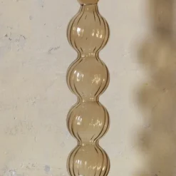 Graham & Green Candle Holders & Candles<Sand Brown Bubble Candle Holders