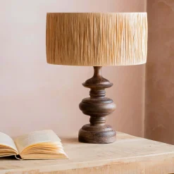 Graham & Green Table Lamps<Sanders Walnut Table Lamp