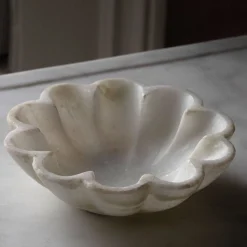Graham & Green Decorative Accessories|Jewellery Boxes & Trinket Trays<Scalloped Marble Trinket Dish