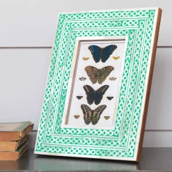 Graham & Green Photo Frames<Sea Green Bone Frame