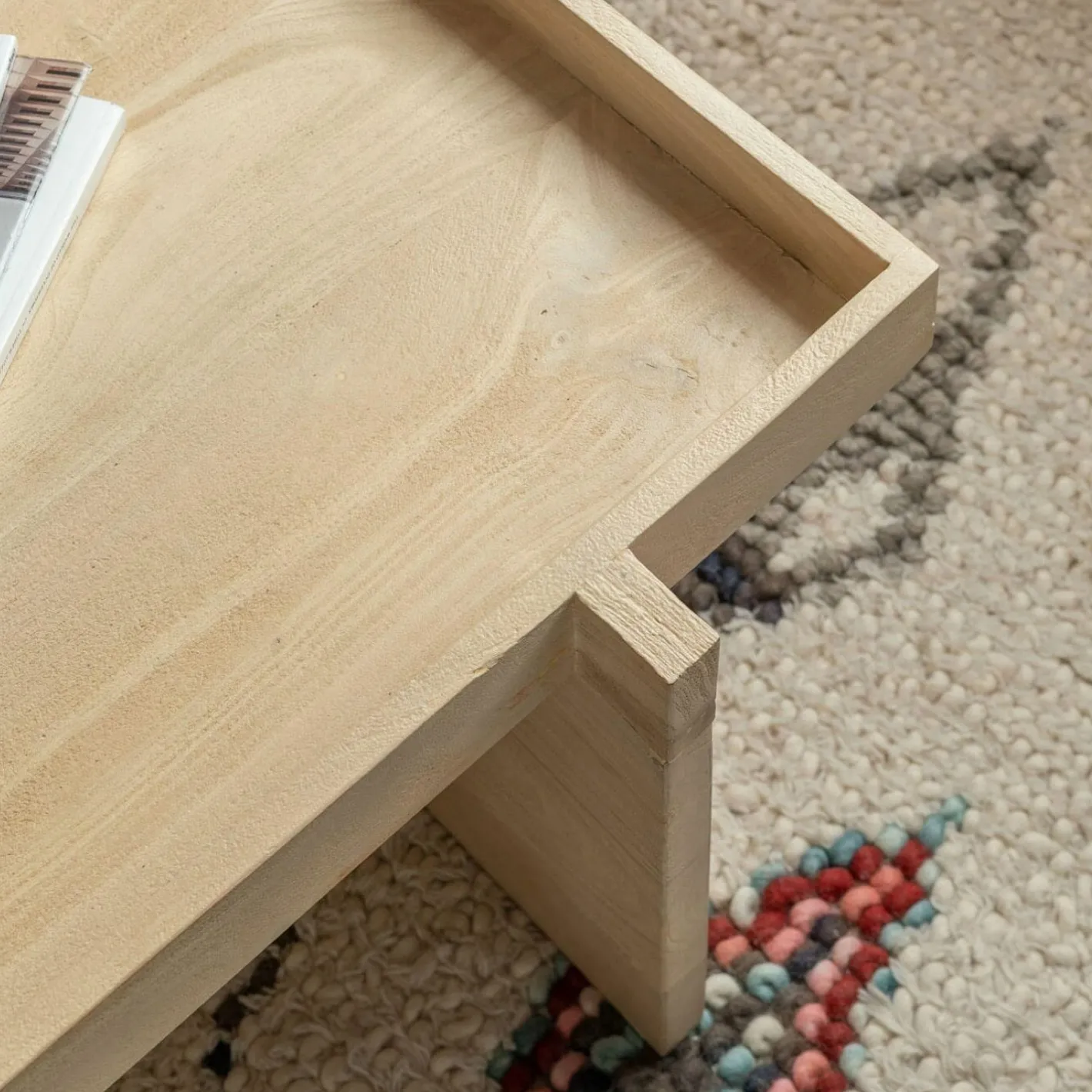 Graham & Green Coffee Tables<Seth Rectangular Tray Top Coffee Table