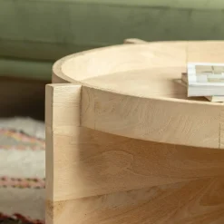 Graham & Green Coffee Tables<Seth Round Tray Top Coffee Table