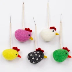 Graham & Green Decorative Accessories<Set of Five Chick Hanging Decorations