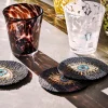 Graham & Green Outdoor Dining|Placemats, Coasters & Trays<Set of Four Blue Eye Beaded Coasters