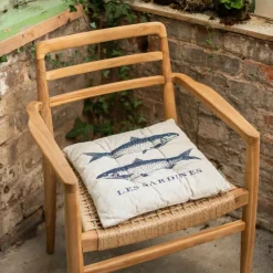 Graham & Green Seat Pads & Bed Rolls|Seat Pads & Bed Rolls<Set of Four La Mer Print Seat Pads