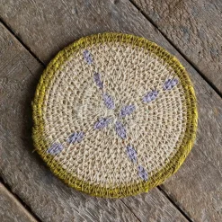 Graham & Green Outdoor Dining|Placemats, Coasters & Trays<Set of Four Miro Moss and Lilac Coasters