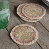 Graham & Green Outdoor Dining|Placemats, Coasters & Trays<Set of Four Miro Orange and Blue Coasters