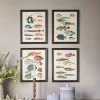 Graham & Green Prints & Wall Art<Set of Four Multicolour Fish Prints