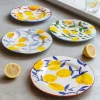 Graham & Green Outdoor Dining|Tableware<Set of Four Multi Lemons Plates