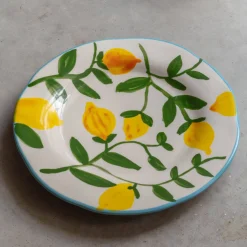 Graham & Green Outdoor Dining|Tableware<Set of Four Multi Lemons Plates
