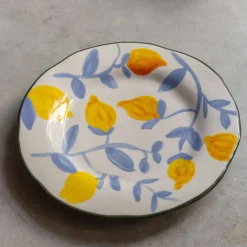 Graham & Green Outdoor Dining|Tableware<Set of Four Multi Lemons Plates