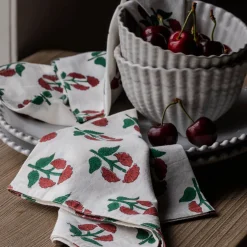 Graham & Green Table Cloths & Napkins|Table Cloths & Napkins<Set of Four Ooty Napkins