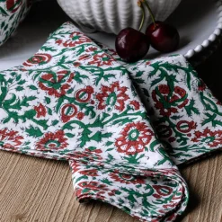 Graham & Green Table Cloths & Napkins|Table Cloths & Napkins<Set of Four Pondicherry Napkins