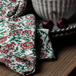 Graham & Green Table Cloths & Napkins|Table Cloths & Napkins<Set of Four Pondicherry Napkins