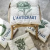 Graham & Green Seat Pads & Bed Rolls|Seat Pads & Bed Rolls<Set of Four Vegetable Print Seat Pads