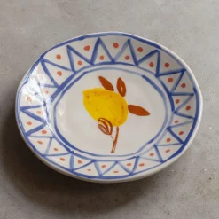 Graham & Green Outdoor Dining|Tableware<Set of Four Yellow Lemon Plates