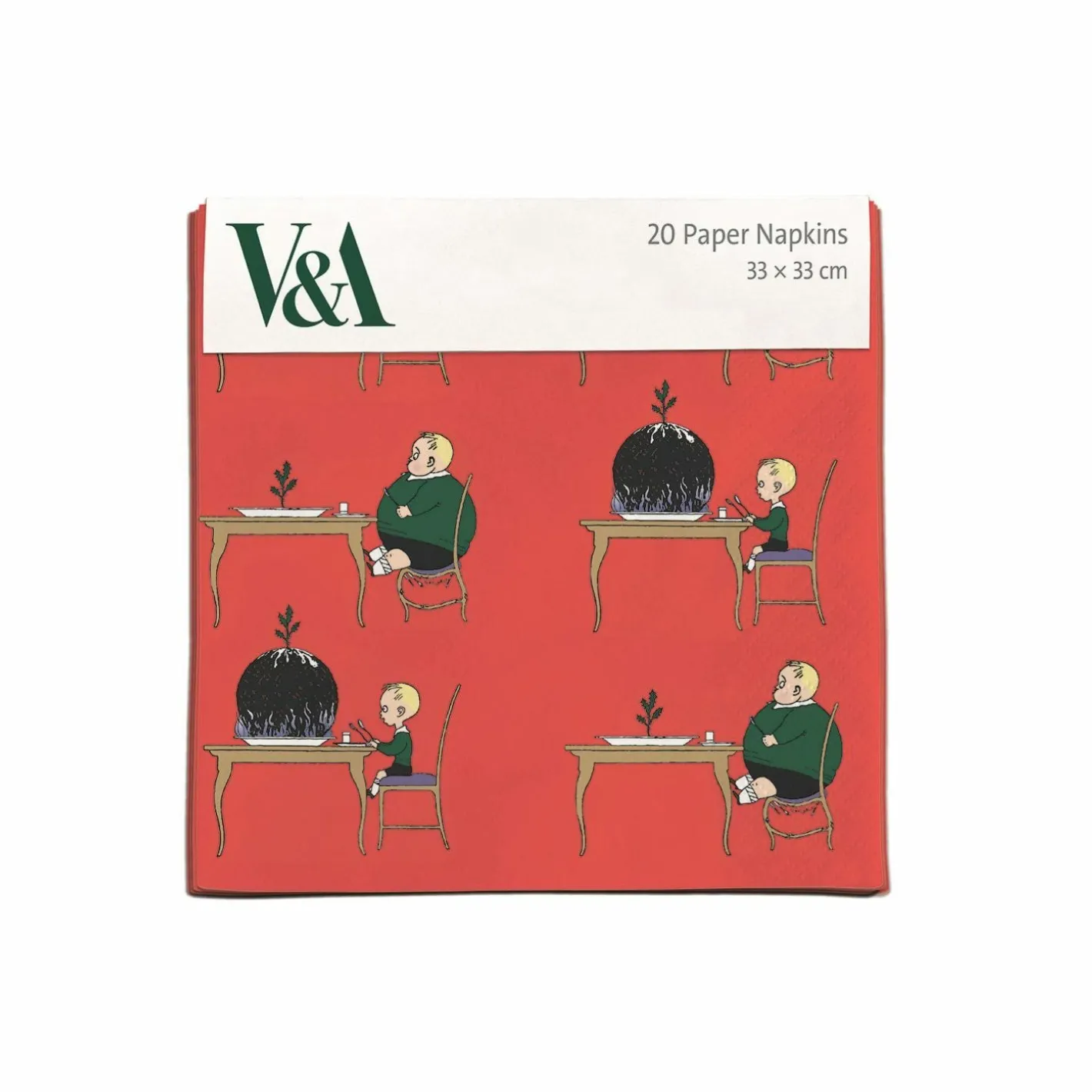 Graham & Green Table Cloths & Napkins|Table Cloths & Napkins<Set of 20 Pudding Boy Christmas Napkins