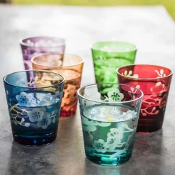 Graham & Green Outdoor Dining|Glassware<Set of Six Blossom Glasses