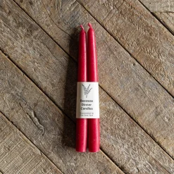 Graham & Green Candle Holders & Candles<Set of Two Arctic Pink Beeswax Dinner Candles