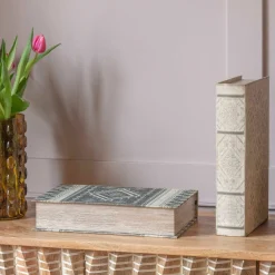 Graham & Green Decorative Accessories|Household Storage<Set of Two Aztec Book Boxes