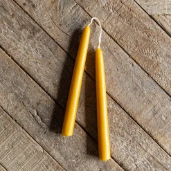 Graham & Green Candle Holders & Candles<Set of Two Beeswax Dinner Candles