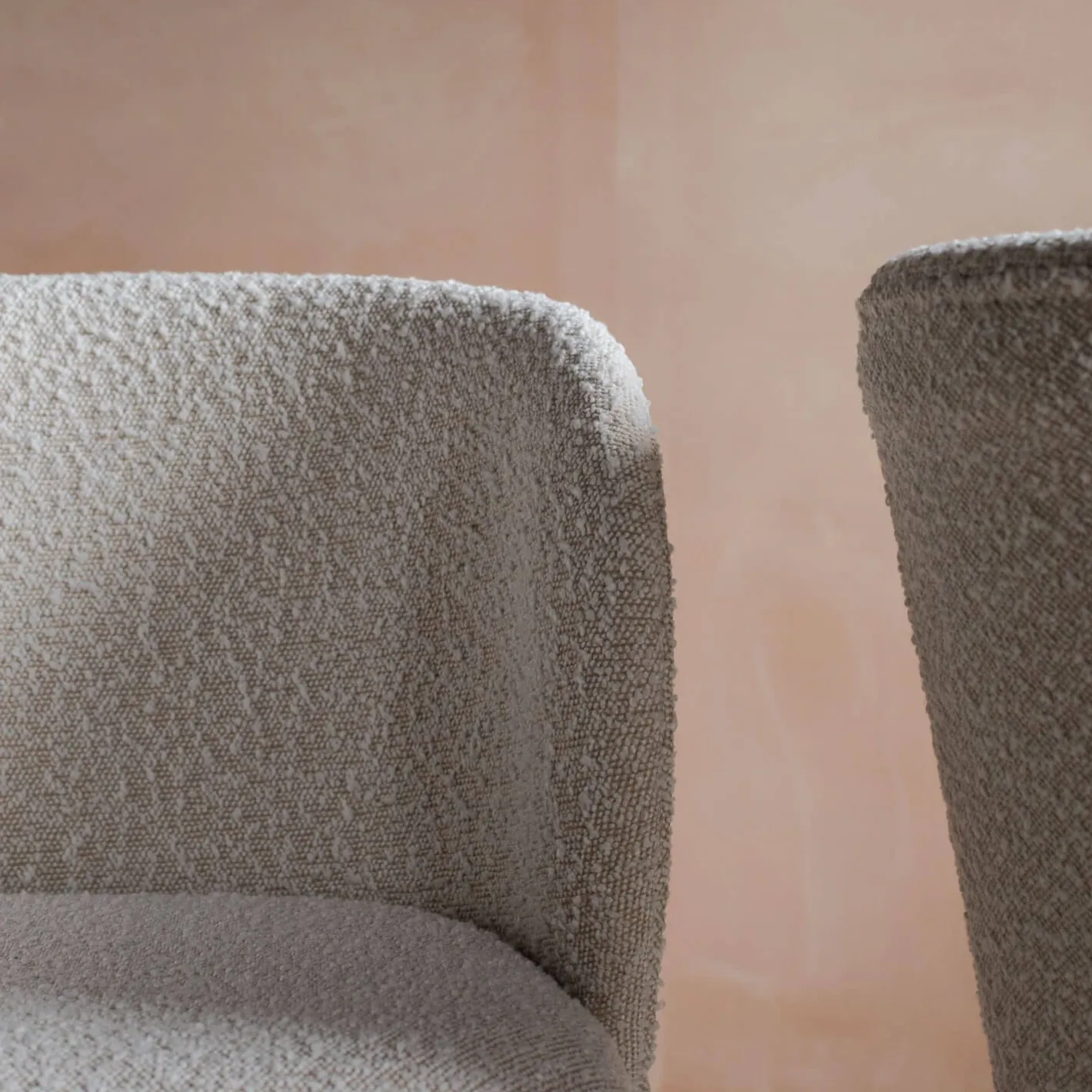 Graham & Green Dining Chairs<Set of Two Benji Boucle Dining Chairs