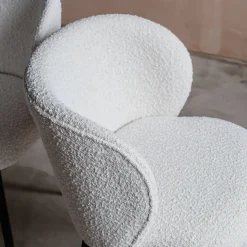 Graham & Green Dining Chairs<Set of Two Benji Boucle Dining Chairs