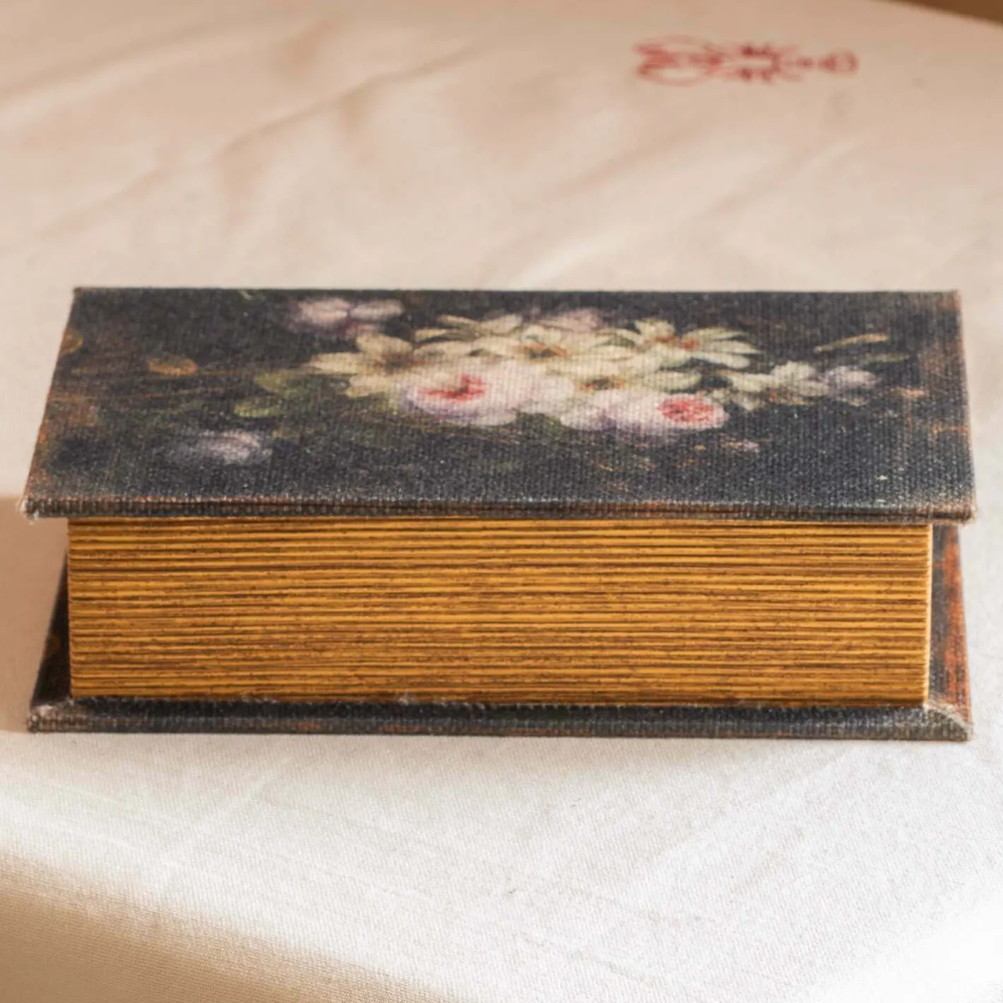 Graham & Green Household Storage<Set of Two Black Floral Storage Boxes