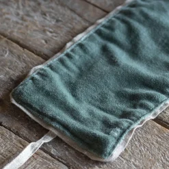 Graham & Green Curtains & Curtain Ties<Set of Two Dark Sage Velvet Curtain Tie Backs