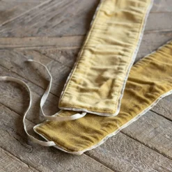 Graham & Green Curtains & Curtain Ties<Set of Two Mustard Velvet Curtain Tie Backs