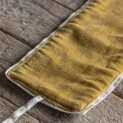 Graham & Green Curtains & Curtain Ties<Set of Two Mustard Velvet Curtain Tie Backs