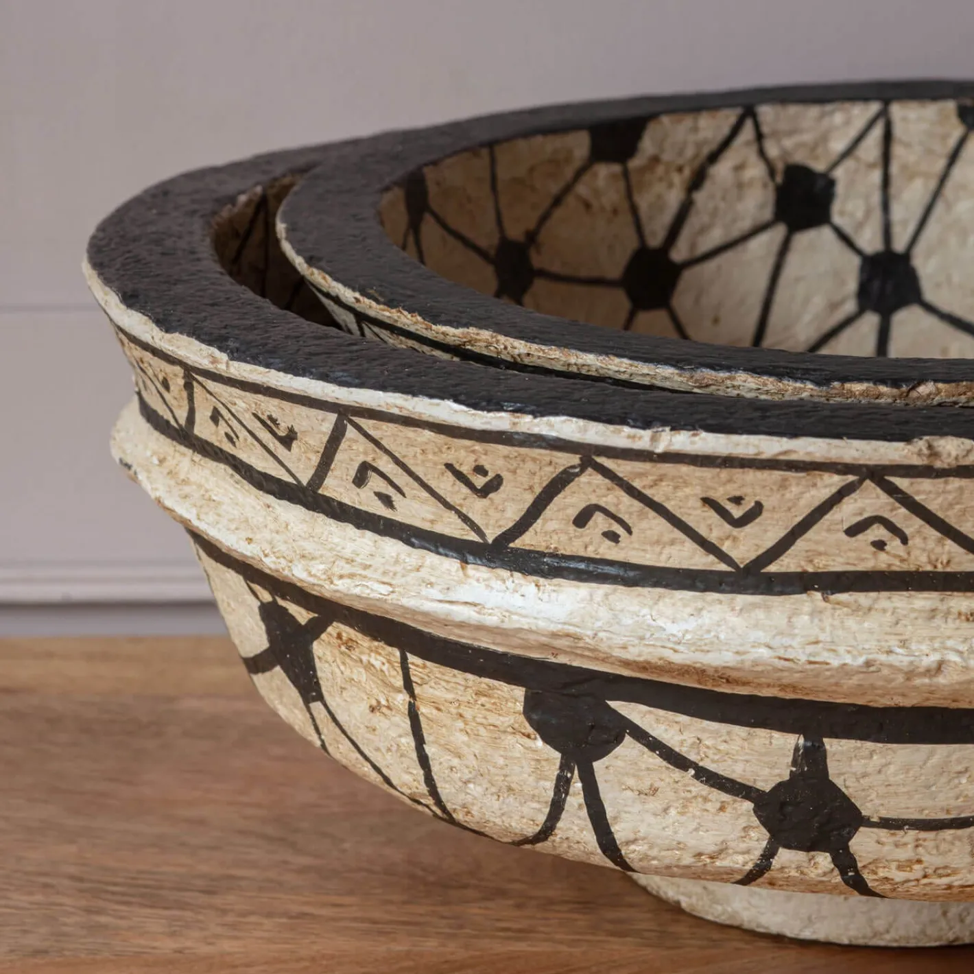 Graham & Green Decorative Accessories<Set of Two Papier Mache Bowls