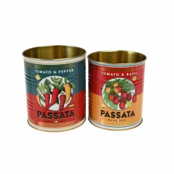 Graham & Green Vases & Plant Pots<Set of Two Passata Tins