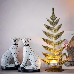 Graham & Green Decorative Accessories<Set of Two Sitting Leopards