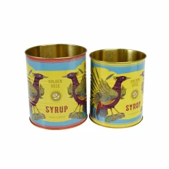 Graham & Green Outdoor Dining|Vases & Plant Pots<Set of Two Syrup Tins