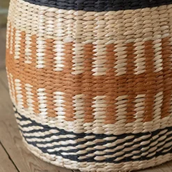 Graham & Green Laundry Baskets<Set of Two Terracotta and Natural Baskets